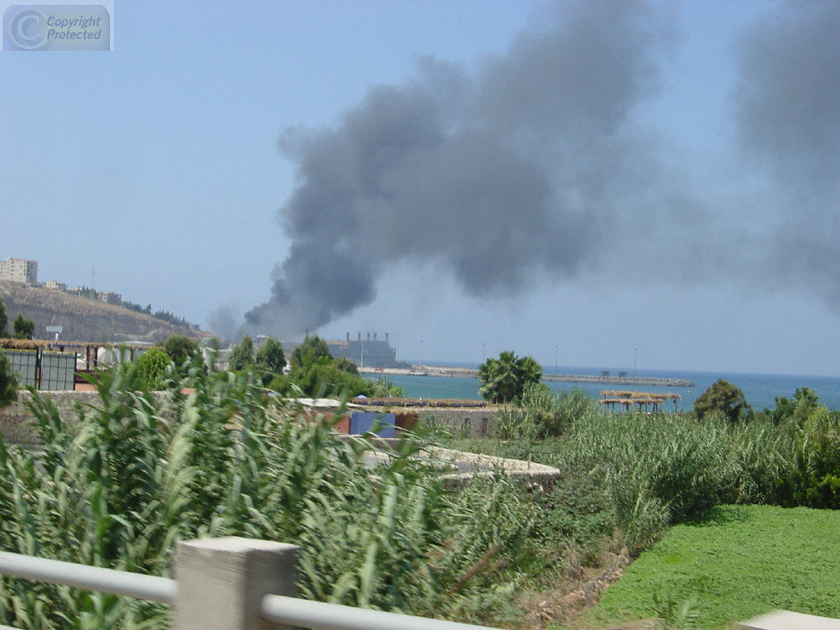 The Bombed Power Plant near Saida